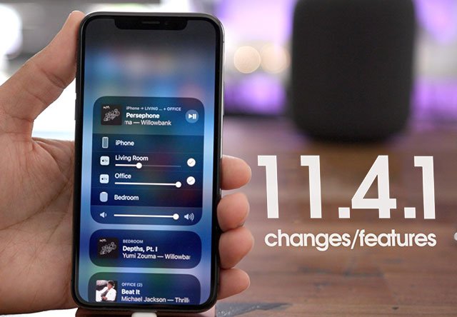 iOS 11.4.1 bug-fix updates